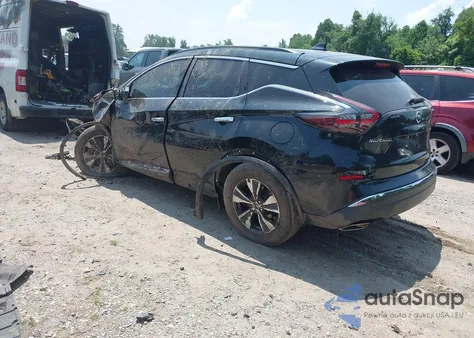 2019 Nissan Murano Sv z USA, uszkodzony, nr VIN 5N1AZ2MJXKN126909